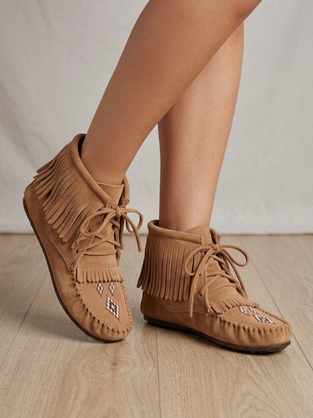 Manitobah Harvester Ankle Moccasin